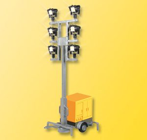 1343 H0 Leuchtgiraffe auf Anhänger mit 6 LEDs weiß ersetzt 5143