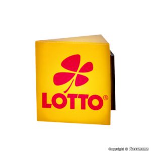 1374 H0 Reklameschild LOTTO mit LED-Beleuchtung
