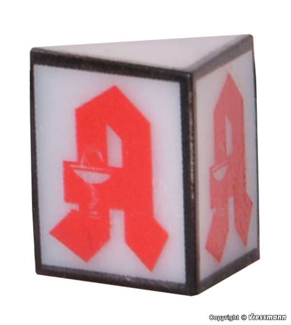 1375 H0 Reklameschild Apotheke mit LED-Beleuchtung