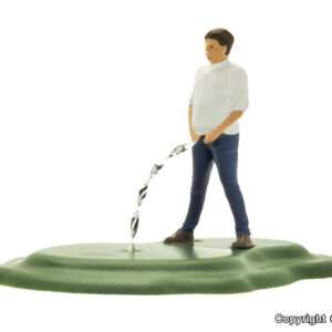 1534 H0 Mann muss mal in Jeans, bewegt