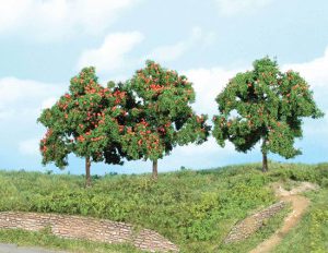 1929   3 Apelbäume, 13 cm