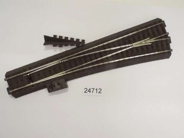 Märklin 24712 C-Gleis schlanke Weiche rechts, r1114,6 mm - 1 Stück