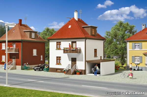 38200 H0 Siedlungshaus mit Garage