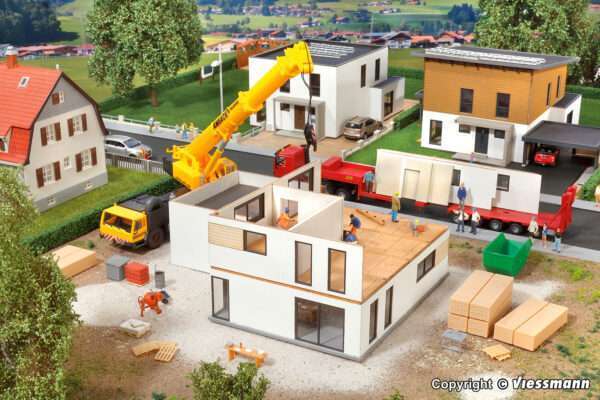 38335 H0 Kubushaus Julia im Bau - Polyplate Bausatz