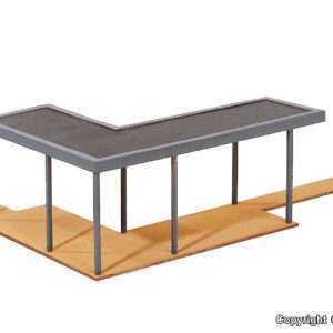 38345 H0 Überdachte Terrasse - Polyplate Bausatz