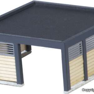 38346 H0 Carport - Polyplate Bausatz