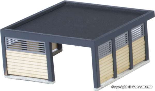 38346 H0 Carport - Polyplate Bausatz