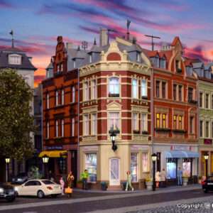 38355 H0 Eckhaus am Hanseplatz