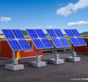 38512 H0 Deko-Set Photovoltaikanlage