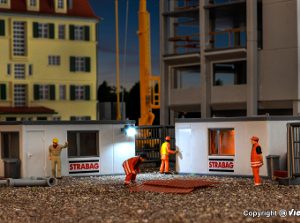 38626 H0 Gebäude-Container STRABAG mit LED-Beleuchtung ersetzt 48627