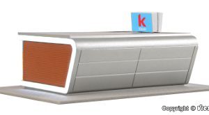 39008 H0 Kiosk inkl. LED-Beleuchtung, Funktionsbausatz