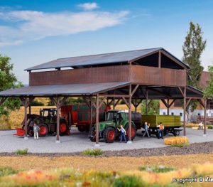 39095 H0 Holzunterstand