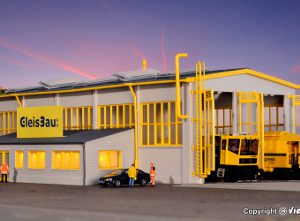 39324 H0 Wartungshalle GleisBau