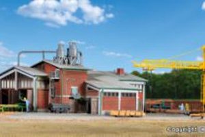 39816 H0 Sägewerk mit Kran, Schwellensäge und Inneneinrichtung