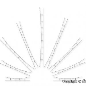 4158 H0 Universal-Fahrdraht 360 – 400 mm, 3 Stück