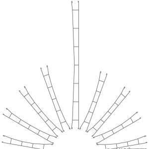 4331 N Fahrdraht 222 mm, 3 Stück
