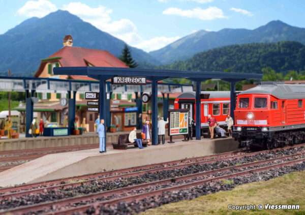 43537 H0 Bahnsteig Kreuzeck