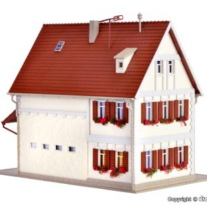 43633 H0 Bäckerei Lang mit Inneneinrichtung und Beleuchtung, Funktionsbausatz