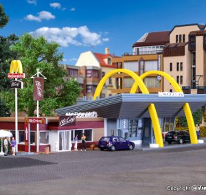 43635 H0 McDonald´s Schnellrestaurant mit McCafé