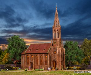 43739 H0 Stadtkirche Stuttgart-Berg