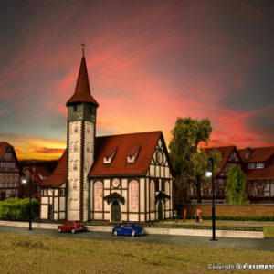43768 H0 Fachwerkkirche Altbach