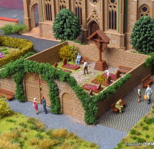 43861 H0 Deko-Set Friedhof