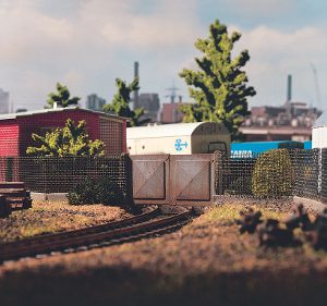 45009 H0 Fabrikzaun-Set