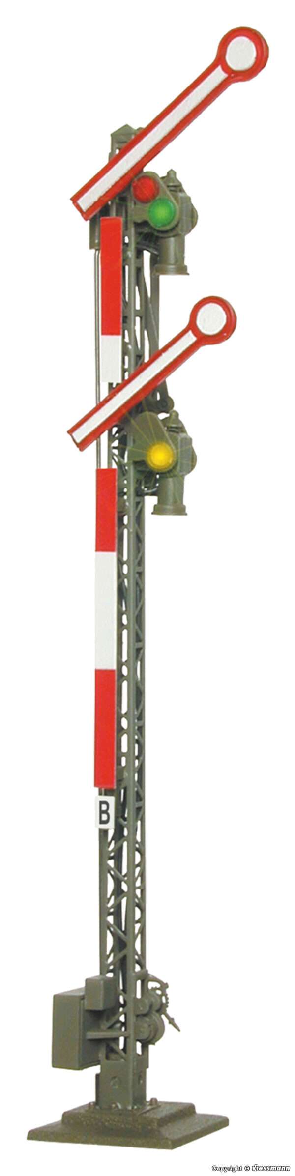 4501 H0 Form-Hauptsignal mit zwei gekoppelten Flügeln