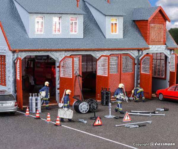 45746 H0 Deko-Set Feuerwehr