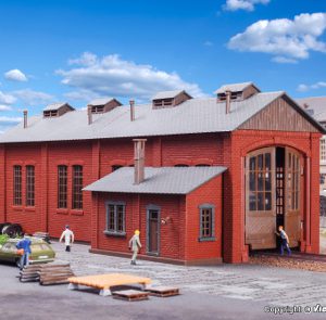 45762 H0 Lokschuppen einständig