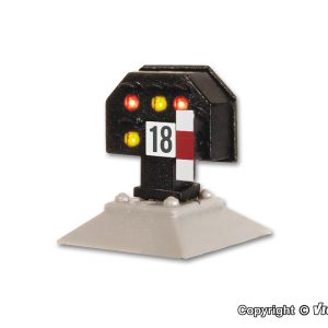 4728 H0 Licht-Sperrsignal, nieder, mit Multiplex- Technologie