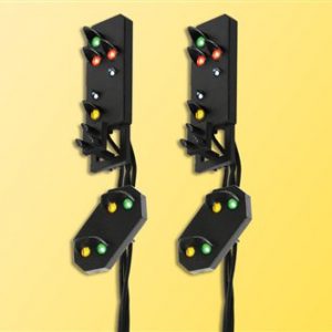 4751 H0 Ausfahrsignalköpfe mit Vorsignal und Multiplex- Technologie, 2 Stück