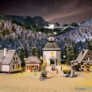 47613 N Weihnachtsdorf mit Beleuchtung, Funktionsbausatz