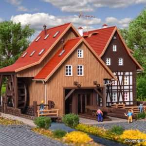 47713 N Tonbachmühle mit Mühlrad und Sägegatter
