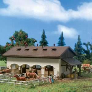47719 N Pferdestall mit Pferden