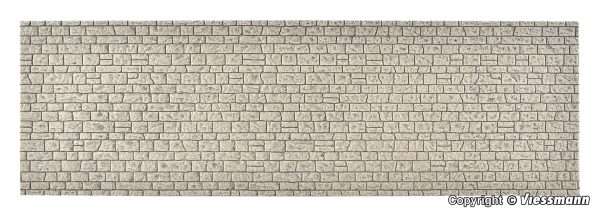 48720 0 Mauerplatte Naturstein aus Steinkunst, L 53 x B 16 cm