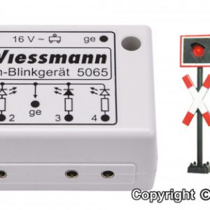 5060 H0 Andreaskreuze mit Blinkelektronik, 2 Stück