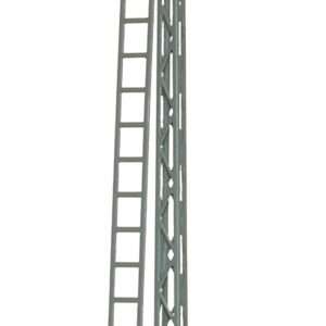 5081 H0 Beleuchtete Bahnhofsuhr auf Gittermast, LED weiß, Höhe: 7 cm