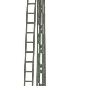 5082 H0 Beleuchtete Bahnhofsuhr auf Gittermast, LED weiß, Höhe: 11 cm