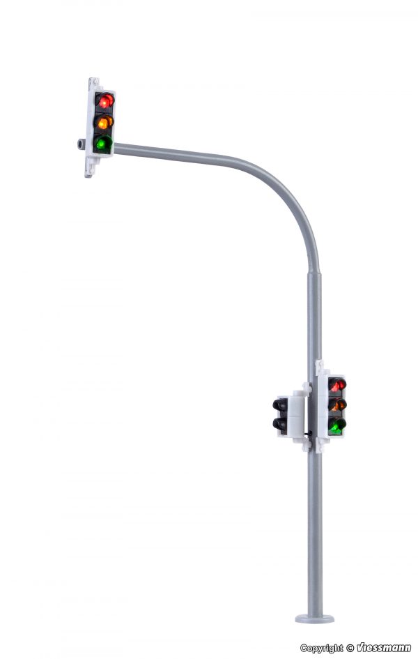 5094 H0 Bogenampel mit Fußgängerampel und LEDs, 2 Stück