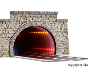 5097 H0 Straßentunnel, klassisch, mit LED Spiegeleffekt und Tiefenwirkung