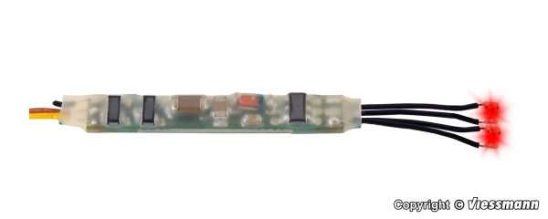 5272 Mini-LED rot, 2 Stück mit Mikro-Blinkelektronik