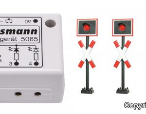 5835 H0 Andreaskreuze, 4 Stück mit Blinkelektronik
