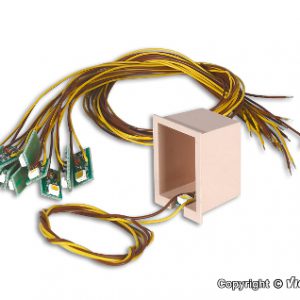 6008 Hausbeleuchtung mit 1 LED weiß, 10 Stück