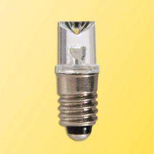 6019 LED-Leuchte weiß mit Gewindefassung E 5,5, 5 Stück