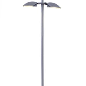 6034 H0 Stadtleuchte modern, doppelt, LED weiß