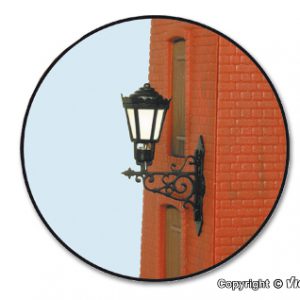 6074 H0 Wandlaterne, LED warmweiß