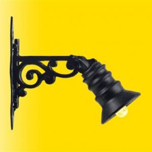 6076 H0 Wandlaterne, LED warmweiß