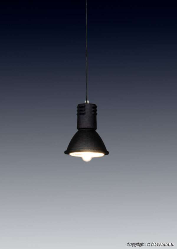 6086 H0 Hängende Industrieleuchte, LED warmweiß