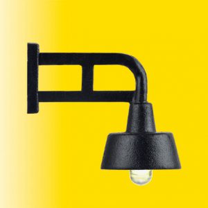6087 H0 Wandlaterne Güterschuppen, LED warmweiß